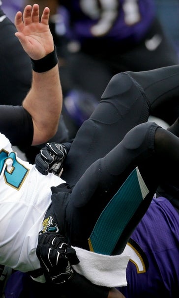Ravens sack QB Bortles eight times, block punt in win over Jacksonville